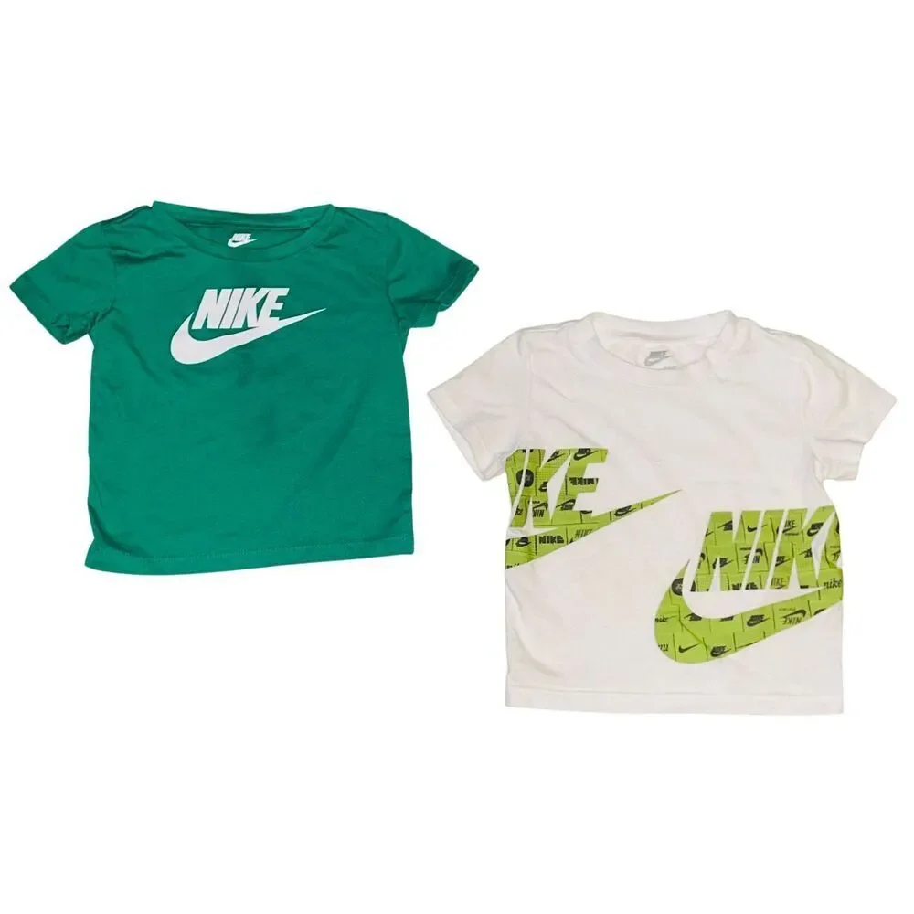 2 Nike Athletic Toddler Boys Size 24m Activewear T-Shirts Lot